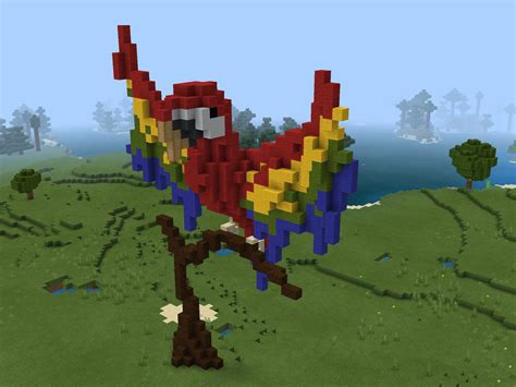 Minecraft Parrot Wallpapers - Wallpaper Cave