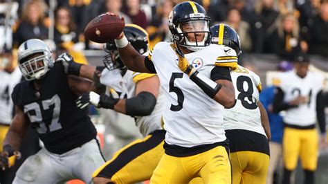 Steelers depth chart battle: Joshua Dobbs to start over Mason Rudolph in first preseason game ...