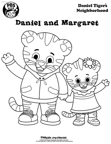 Daniel Tiger Free Coloring Pages at GetDrawings | Free download