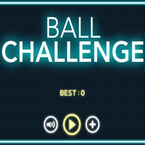 🕹️ Play Ball Challenge Game: Free Online Neon Ball Obstacle Evasion Video Game for Kids & Adults