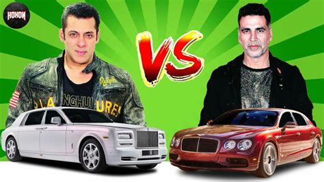 Akshay Kumar Cars Vs Salman Khan Cars - YouTube