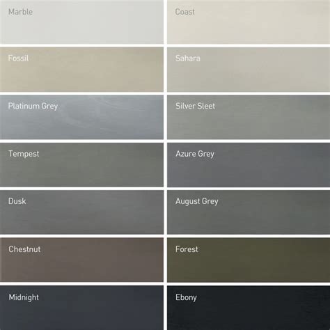 Lazenby recommend unique colours for their superior polished concrete ...