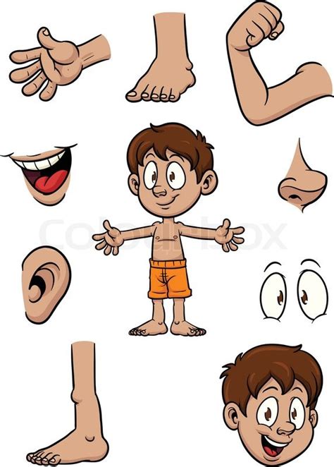 Cartoon Body Parts Vector at Vectorified.com | Collection of Cartoon Body Parts Vector free for ...