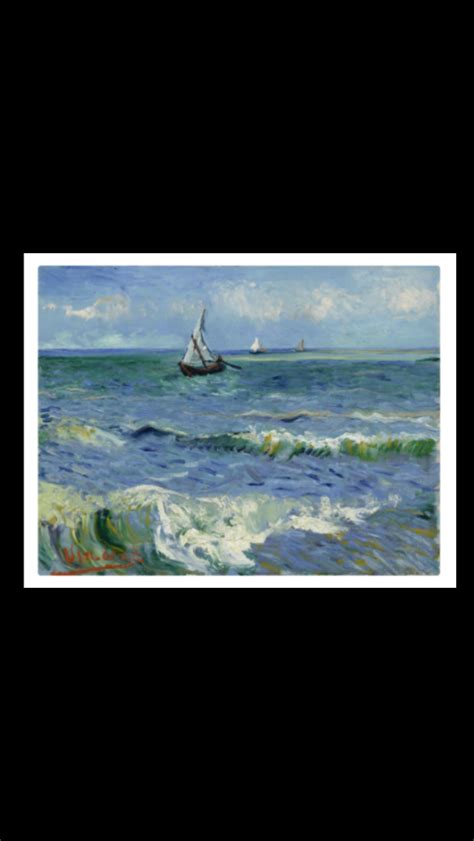 Vincent Van Gogh - Seascape at Saintes-Maries, Early June 1888 - Oil on canvas - 51 x 64 cm