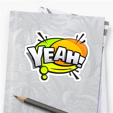 "Yeah yes sure" Sticker by MindfulStoic | Redbubble