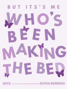 making the bed - olivia rodrigo | Olivia lyrics, Song lyrics wallpaper ...