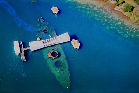 USS Arizona Memorial | An aerial view of the USS Arizona Mem… | Flickr