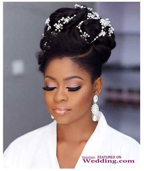 5 Beautiful Natural Hair Wedding Hairstyles for Nigerian Brides - NaijaGlamWedding