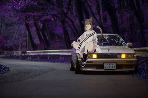 Anime Girls Jdm Toyota Chaser Hd Wallpaper Hd Wallpapers | The Best ...