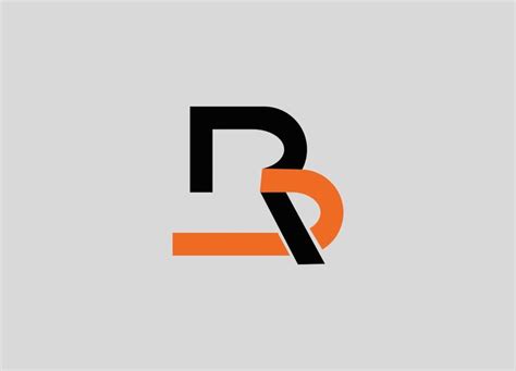 RB R B Letter Logo Design | Logo design, Letter logo design, Business logo design