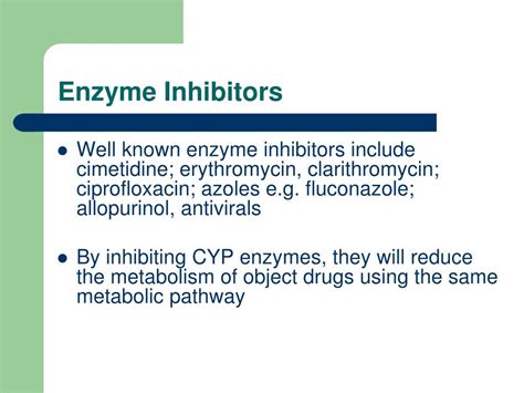 Enzyme Inhibitors