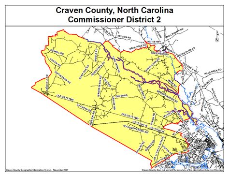 Commissioner District Maps | Craven County