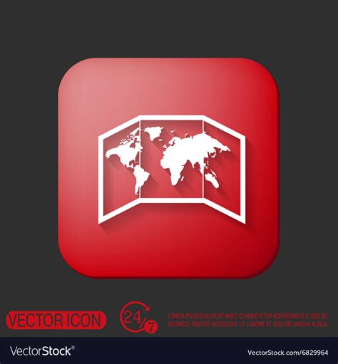 World map-countries Royalty Free Vector Image - VectorStock