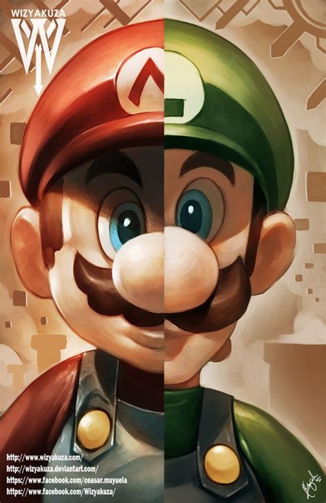 Plumbers Split | Super mario art, Mario art, Mario bros