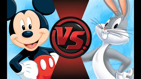 MICKEY MOUSE vs BUGS BUNNY! Cartoon Fight Club Episode 87 - YouTube