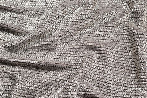 Premium Photo | Shiny silver fabric texture