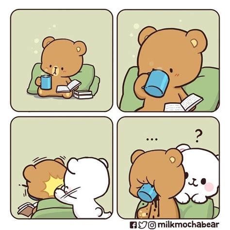 "Milk And Mocha Bear" Comics Are The Heckin' Cutest | Cute bear drawings, Milk & mocha, Cute ...