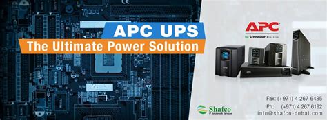 APC UPS by Schneider Electric – Shafco Dubai