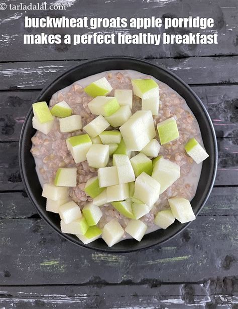 buckwheat groats apple porridge recipe | buckwheat apple porridge | healthy apple porridge with ...