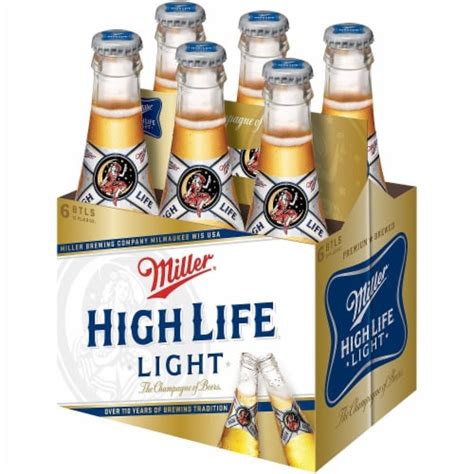 Miller High Life Light Lager Beer, 6 bottles / 12 fl oz - Kroger