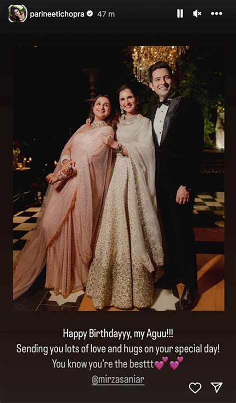 Parineeti Chopra Wishes Birthday Girl Sania Mirza With This Pic From Her Wedding Album