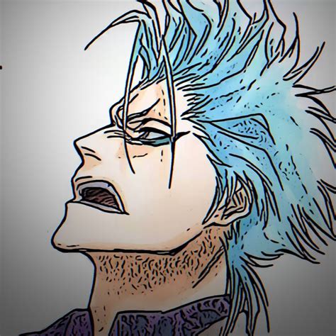 Grimmjow icon in 2022 | Humanoid sketch, Art, Icon