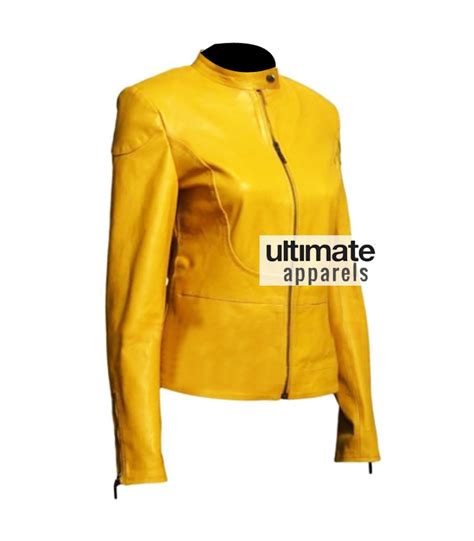 Buy Megan Fox Teenage Mutant Ninja Turtles Yellow Leather Jacket