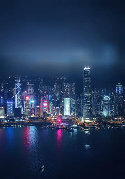 City Skyline during Night Time · Free Stock Photo
