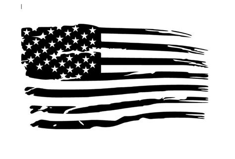Distressed American Flag Decal Sticker BUY 2 GET 1 FREE Choose Size & Color