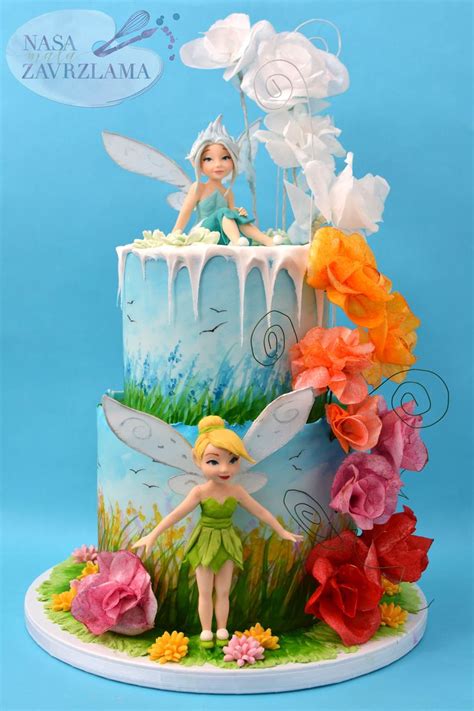 FAIRYTALE CAKE / TINKERBELL CAKE in 2024 | Fairy birthday cake ...