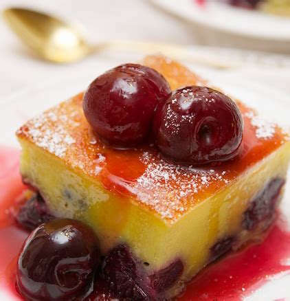 French Cherry Pudding Cake