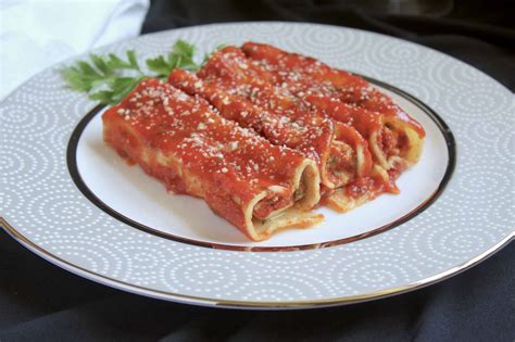 Manicotti (Three Cheese, No Boil Pasta Recipe) - Christina's Cucina