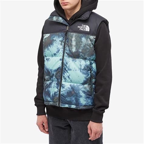 The North Face Printed 1996 Retro Nuptse Vest Wasabi Ice Dye | END. (DE)