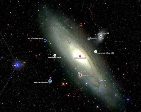 Galaxia Andromeda de la Galileo la Hubble