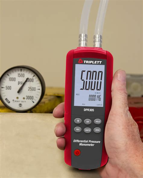 Differential Pressure Manometer, 5psi - (DPR305) — Triplett Test Equipment & Tools