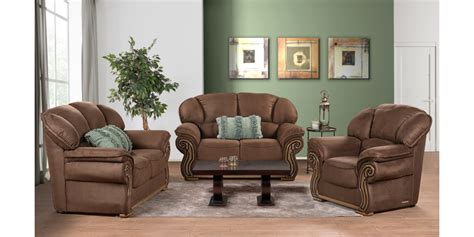 Kensington 3 Piece Lounge Suite, Choc - Bradlows