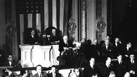 FDR's Day of Infamy Speech (December 8, 1941) - YouTube