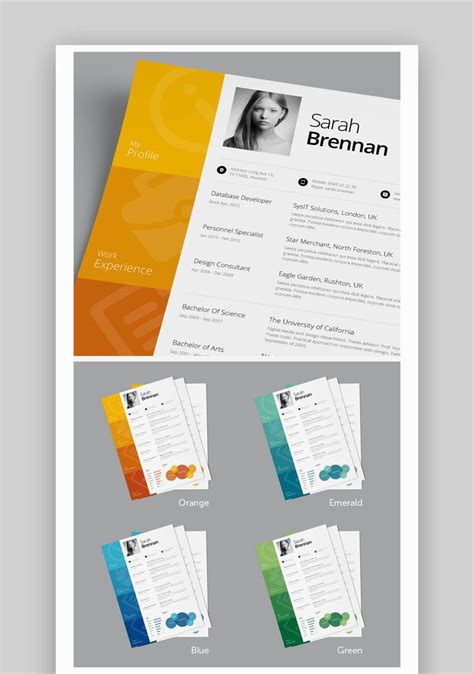 25+ Best One-Page Resume Templates (Examples 2021)