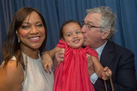 Award winning actor and director Robert De Niro and his family