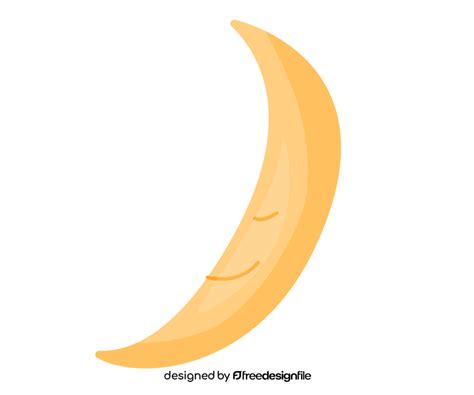 Sleeping moon clipart free download