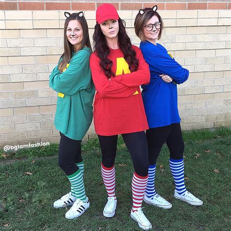 Diy Alvin and the chipmunks costumes were the best ideas we've had yet ...