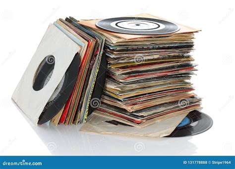 Retro Vinyl 45rpm Singles Records Stock Photo - Image of 45rpm, hifi: 131778888