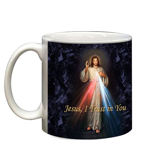 DIVINE MERCY WITH PRAYER MUG - 11 OZ | EWTN Religious Catalogue