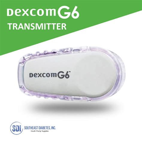 Dexcom G6 Transmitter, 1/Box - Southeast Diabetes, Inc Diabetic Supply ...