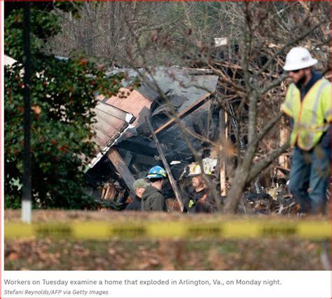 Suspect in Arlington, VA House Explosion Identified, Investigation ...