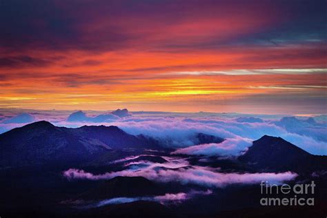 Haleakala National Park Crater Sunrise Photograph by Yinyang - Fine Art America