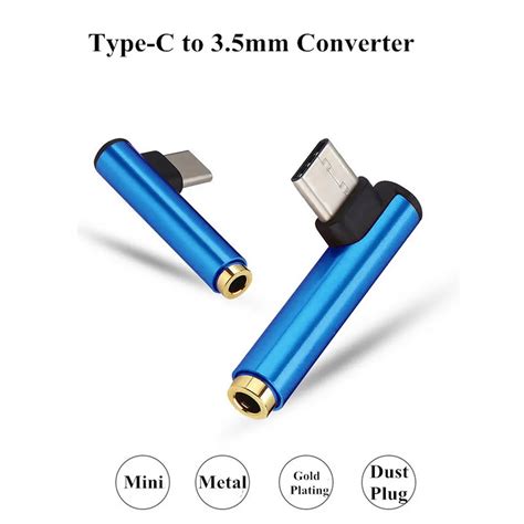 USB Type C to 3.5mm Phone Adapter Jack Headphone Converter Type C to AUX Audio Splitter USB C ...