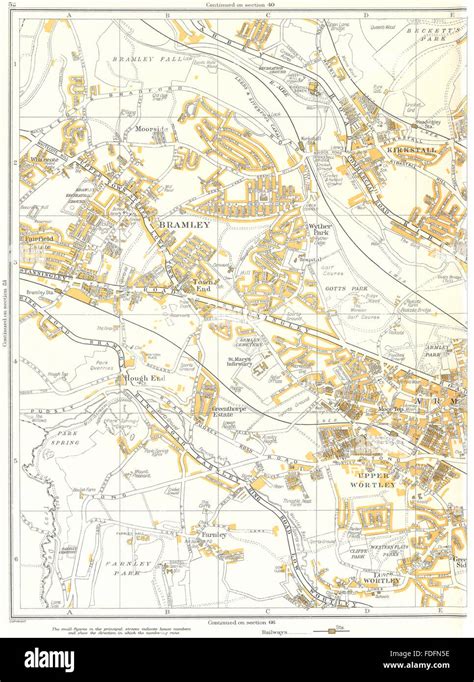 Bramley leeds map hi-res stock photography and images - Alamy