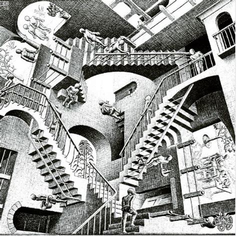 Endless Stairs. This optical illusion was originally created by one of ...