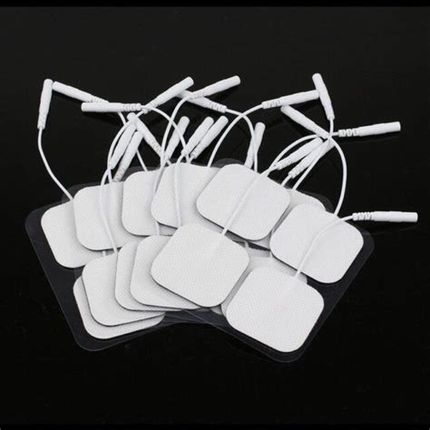 Universal Replacement White Fabric Tens ELECTRODE PADS MassageTens ...